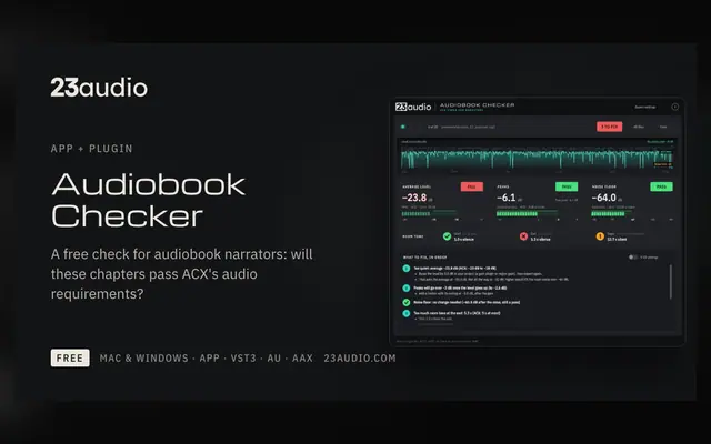Audiobook Checker by 23audio