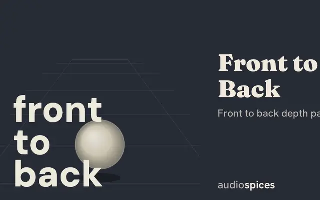 Front to Back by Audio Spices