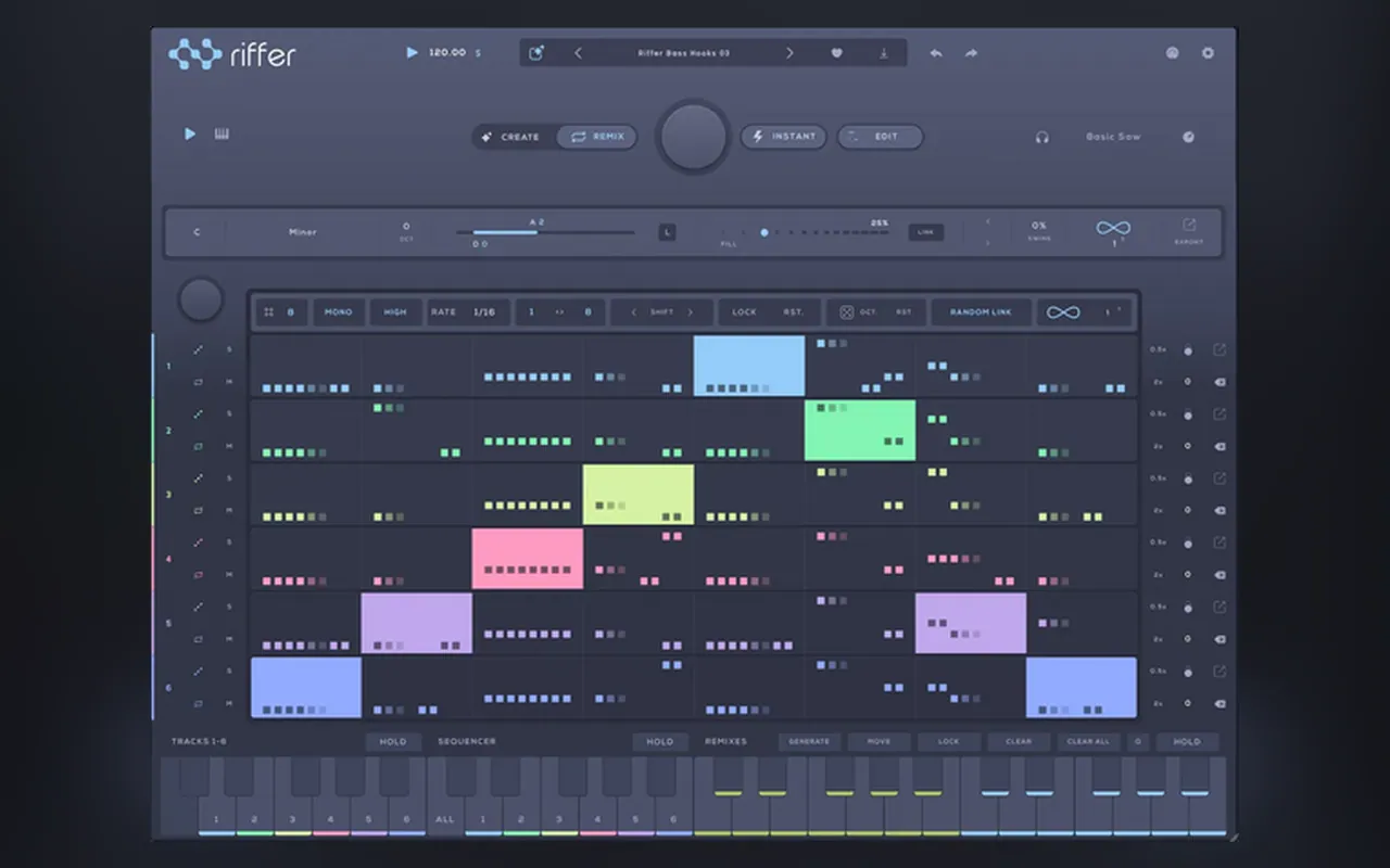 Riffer 4 MIDI by Audiomodern