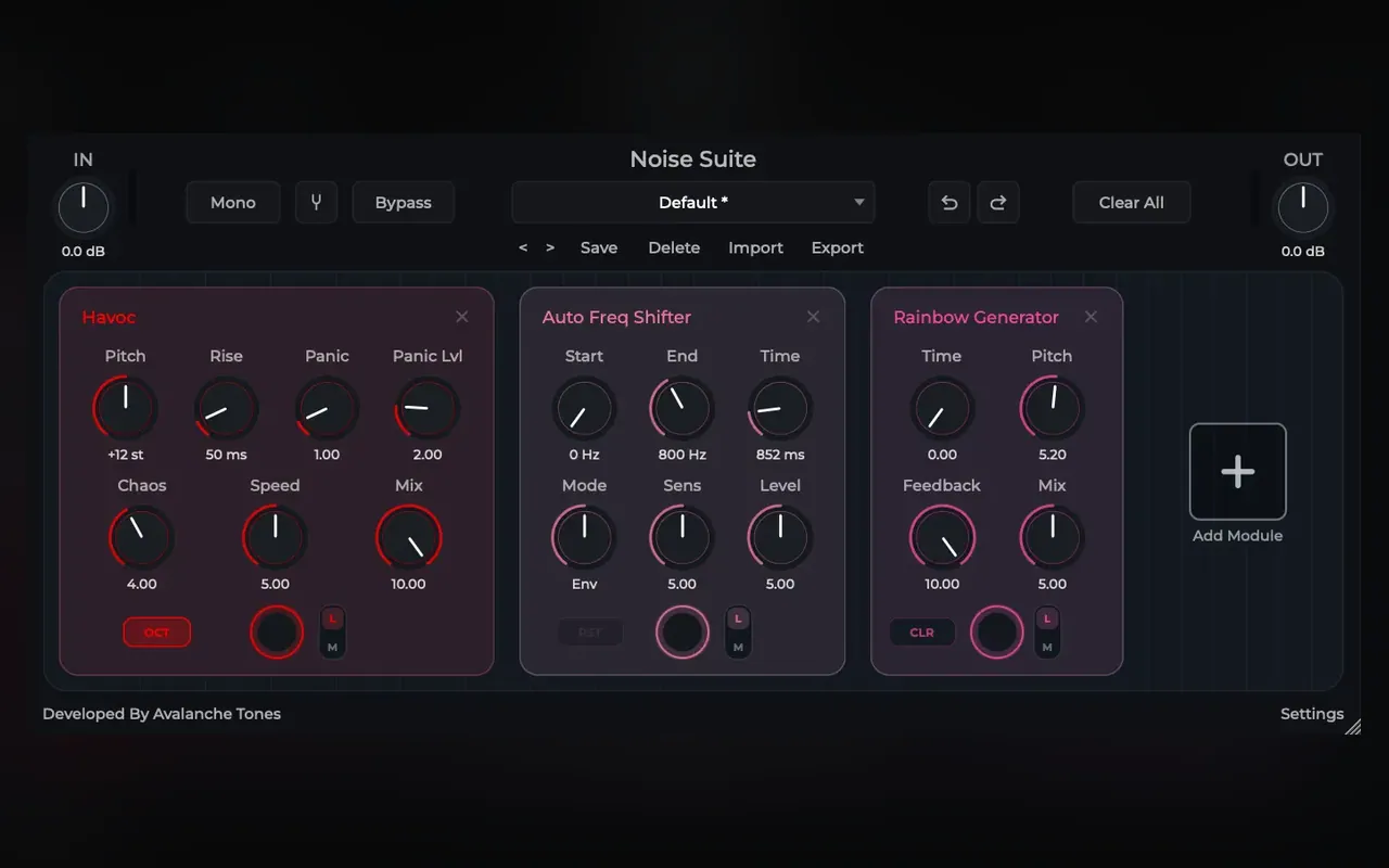 Noise Suite by Avalanche Tones
