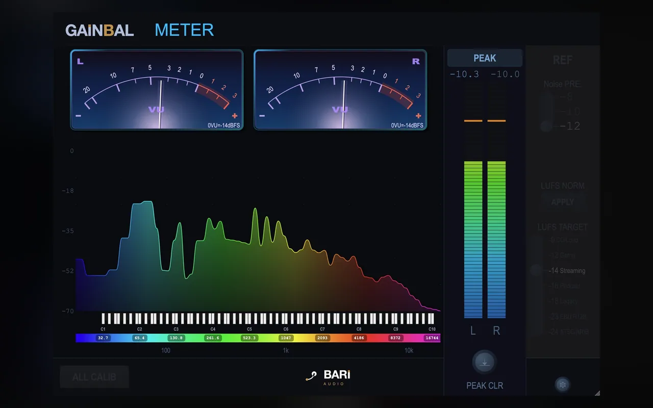 GAINBAL Meter by BARI Audio