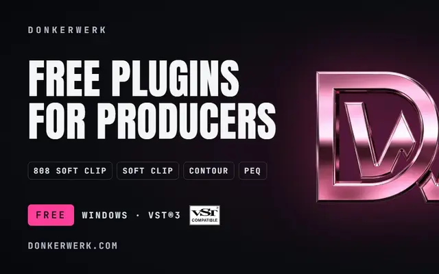 Donkerwerk free plugin collection (808 Soft Clip, Soft Clip…) by Donkerwerk