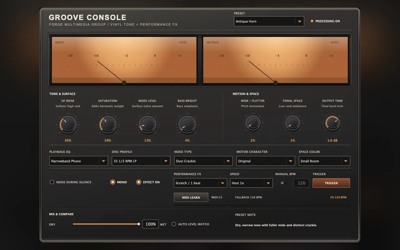 Groove Console by FORGE Multimedia Group