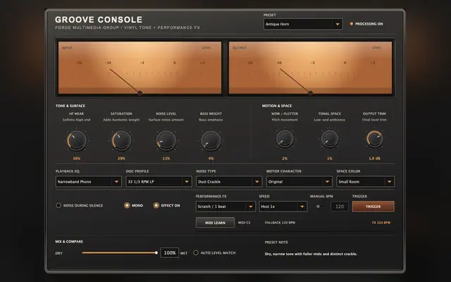 Groove Console by FORGE Multimedia Group