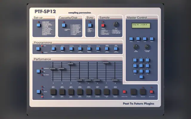 PTF SP-12 Sampler by Past to Future Reverbs