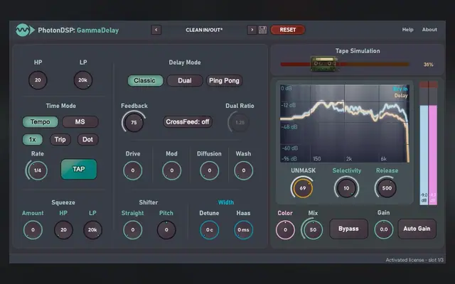 GammaDelay & WideEngine by PhotonDSP