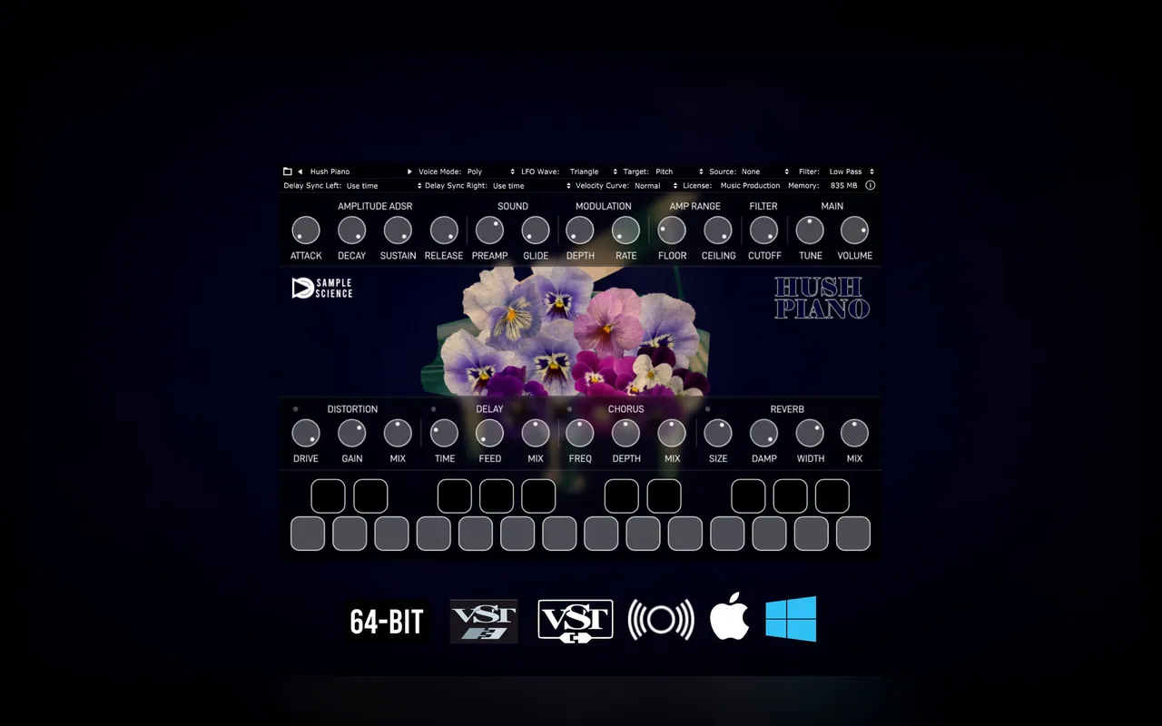 Hush Piano by SampleScience