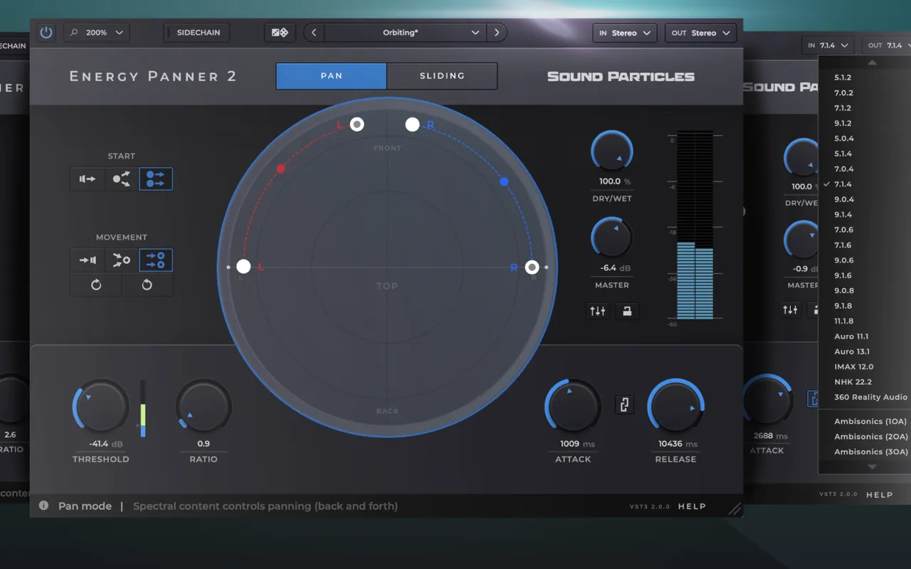 Energy Panner 2 & Brightness Panner 2 by Sound Particles
