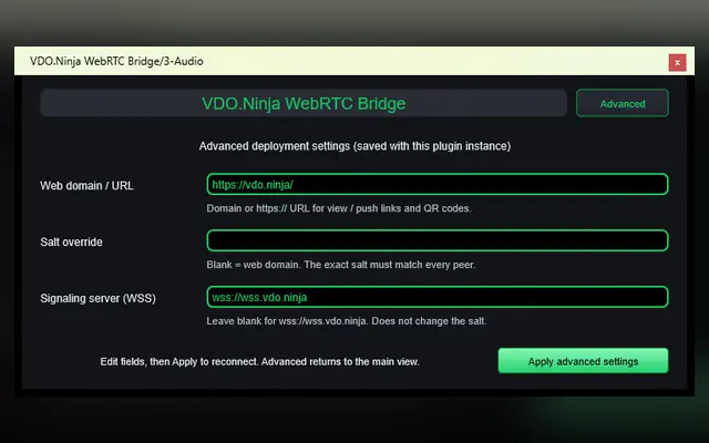 VDO.Ninja VST3 Plugin by steveseguin