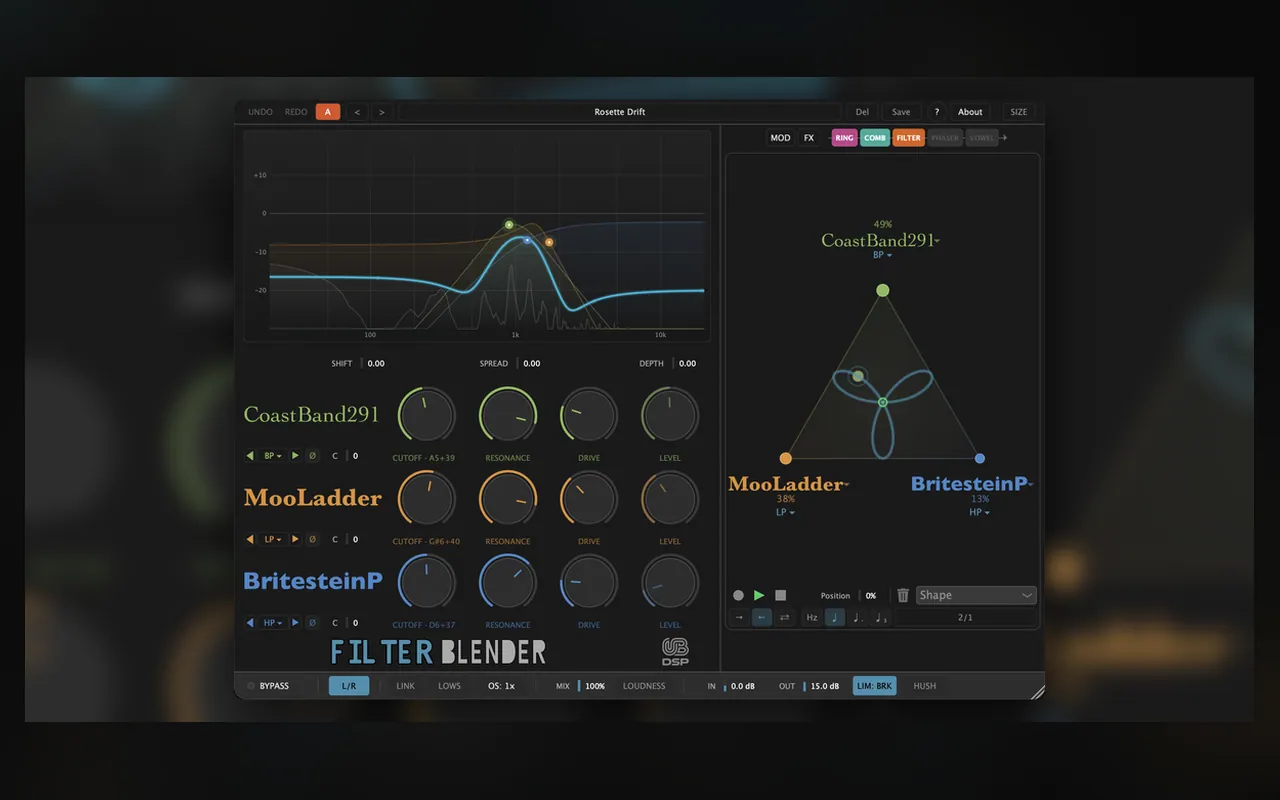 Filter Blender by UB DSP